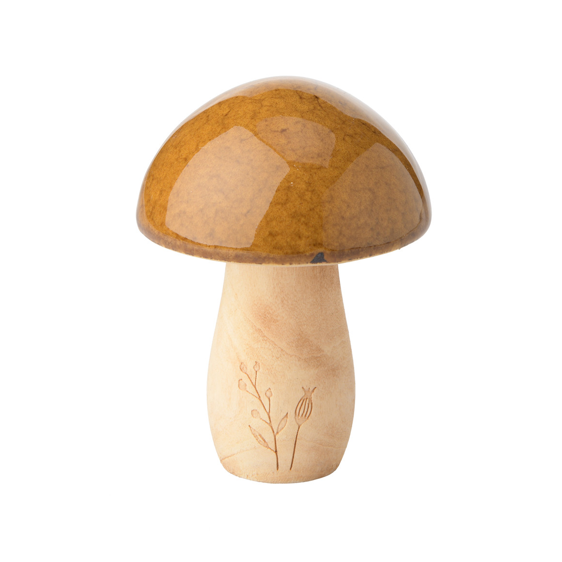 Kleiner Deko-Pilz mit glänzender Oberfläche Kleiner Deko-Pilz mit glänzender Oberfläche von My Home