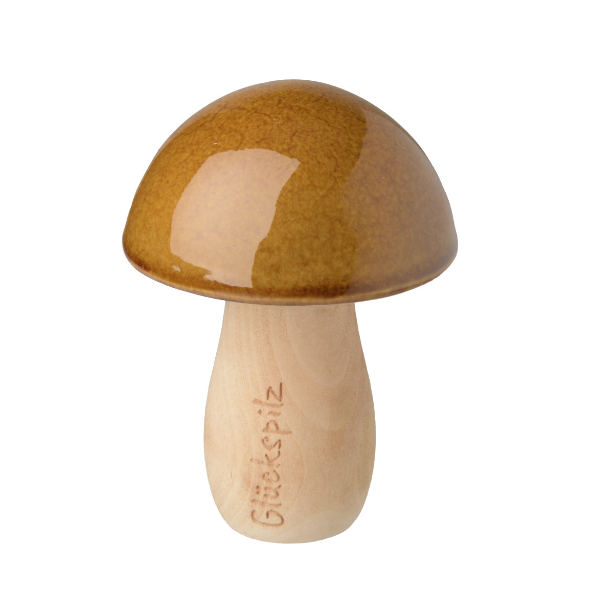 Kleiner Deko-Pilz mit glänzender Oberfläche Kleiner Deko-Pilz mit glänzender Oberfläche von My Home