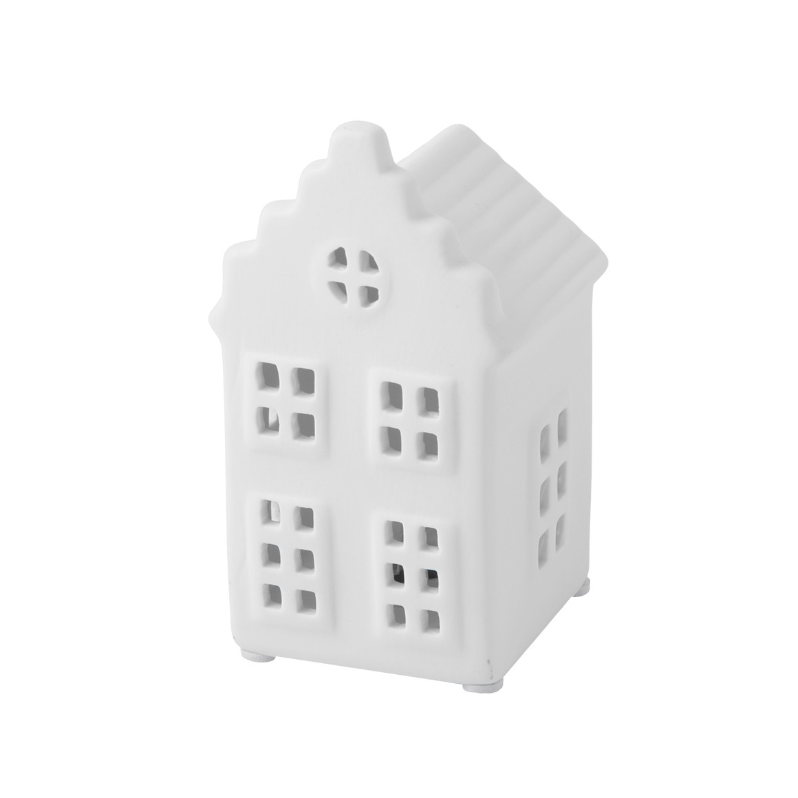 Kleines LED-Deko-Haus aus Porzellan von My Home