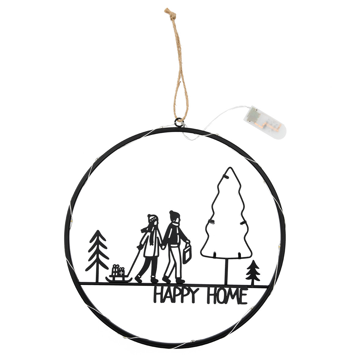 LED-Dekohänger in runder Form von My Home