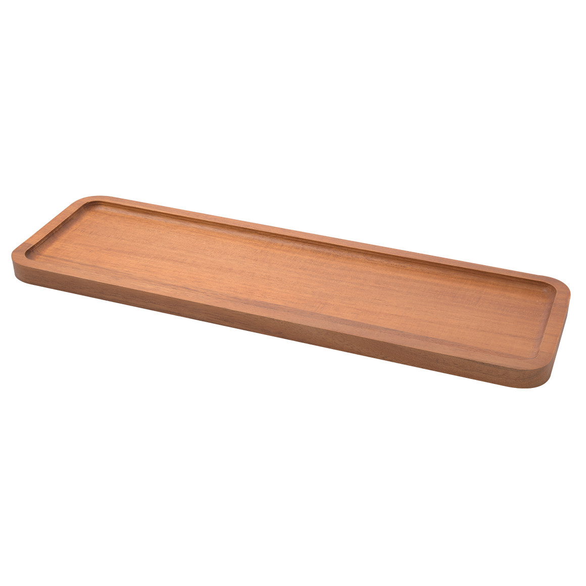 Längliches Deko-Tablett aus Holz von My Home