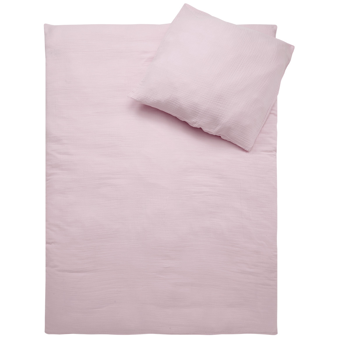 Musselin Bettwäsche 135 x 200 cm unifarben von My Home