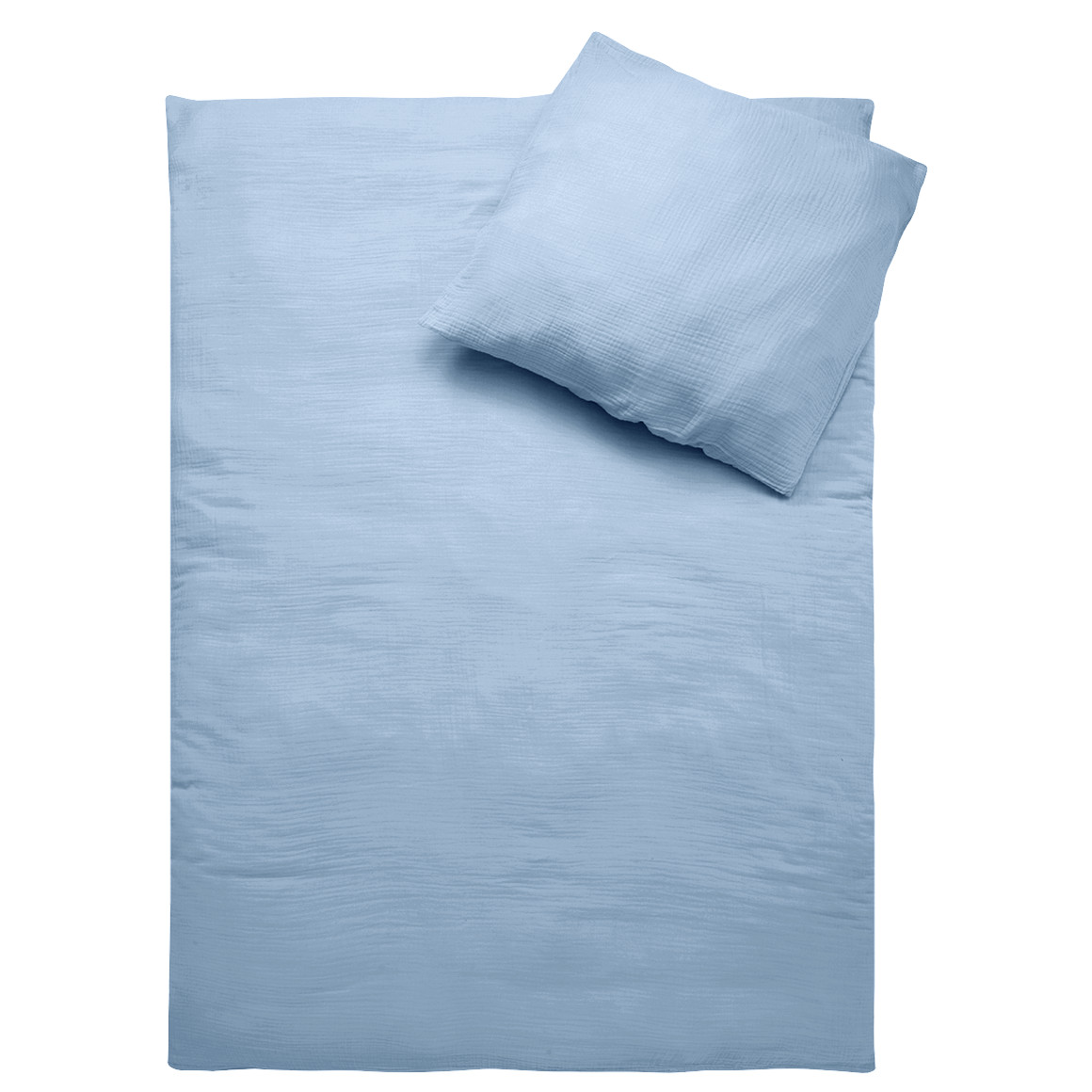 Musselin Bettwäsche 135 x 200 cm unifarben von My Home