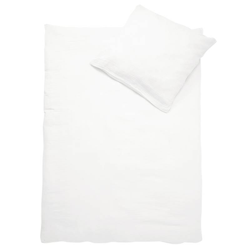 Musselin Bettwäsche 135 x 200 cm unifarben von My Home
