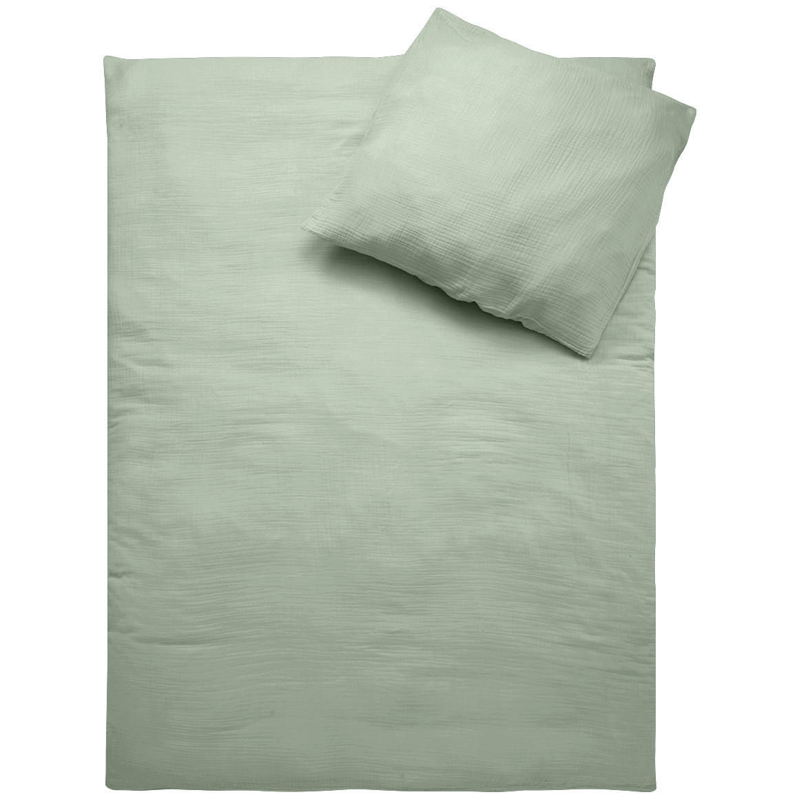 Musselin Bettwäsche 155 x 220 cm unifarben Musselin Bettwäsche 155 x 220 cm unifarben von My Home