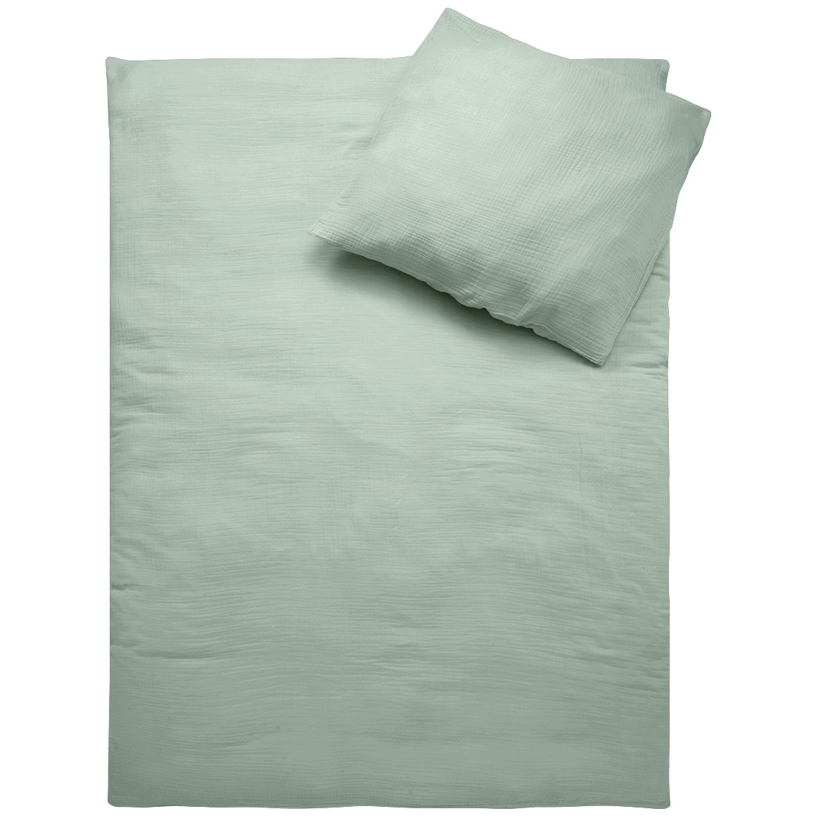 Musselin Bettwäsche 155 x 220 cm unifarben von My Home
