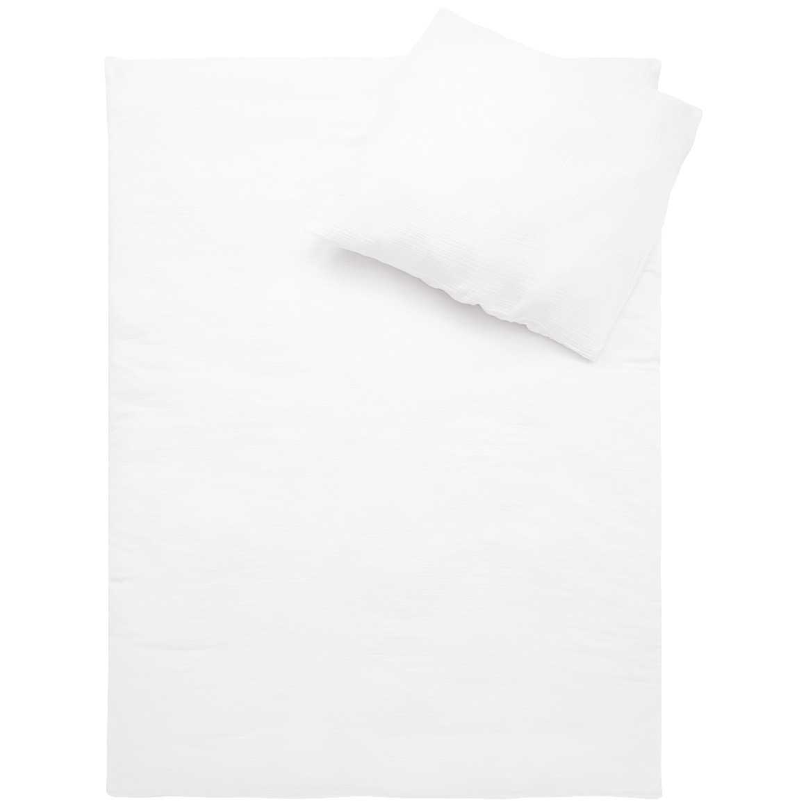 Musselin Bettwäsche 155 x 220 cm unifarben von My Home