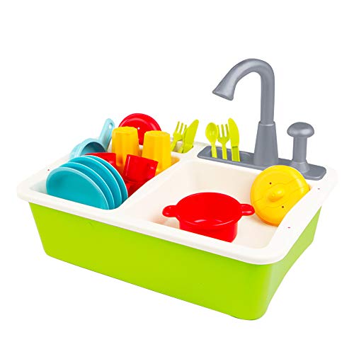 COLORBABY 49025 My Home Colors Spüle mit Zubehör, grün, M COLORBABY 49025 My Home Colors Spüle mit Zubehör, grün, M von COLORBABY