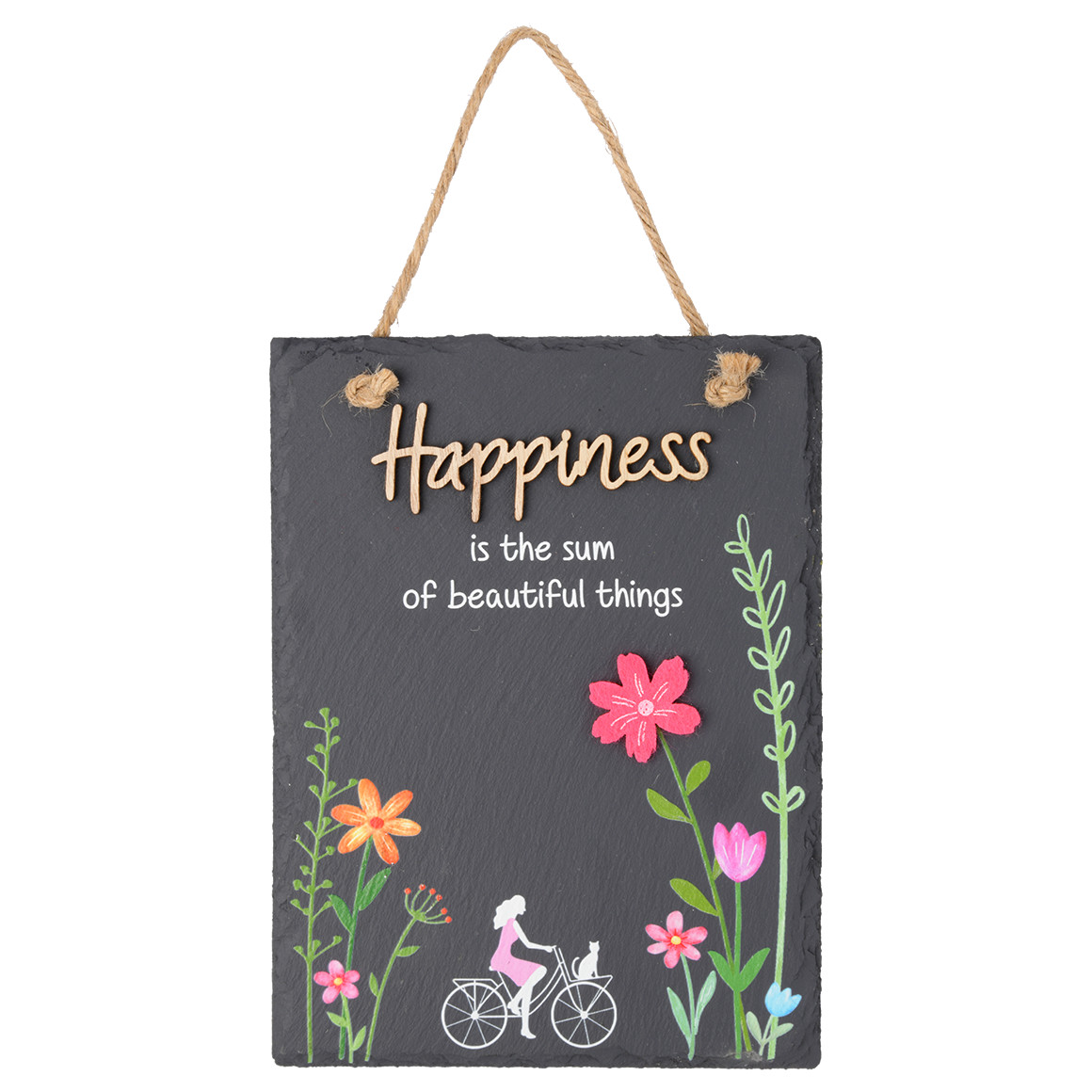 Schieferschild mit Spruch Schieferschild mit Spruch von My Home