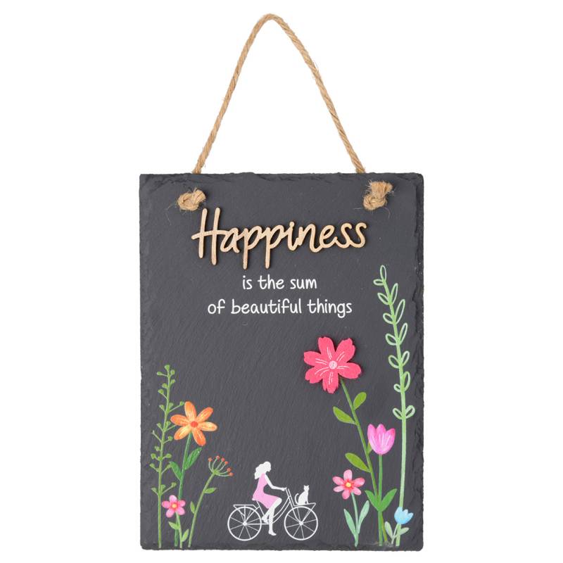 Schieferschild mit Spruch von My Home