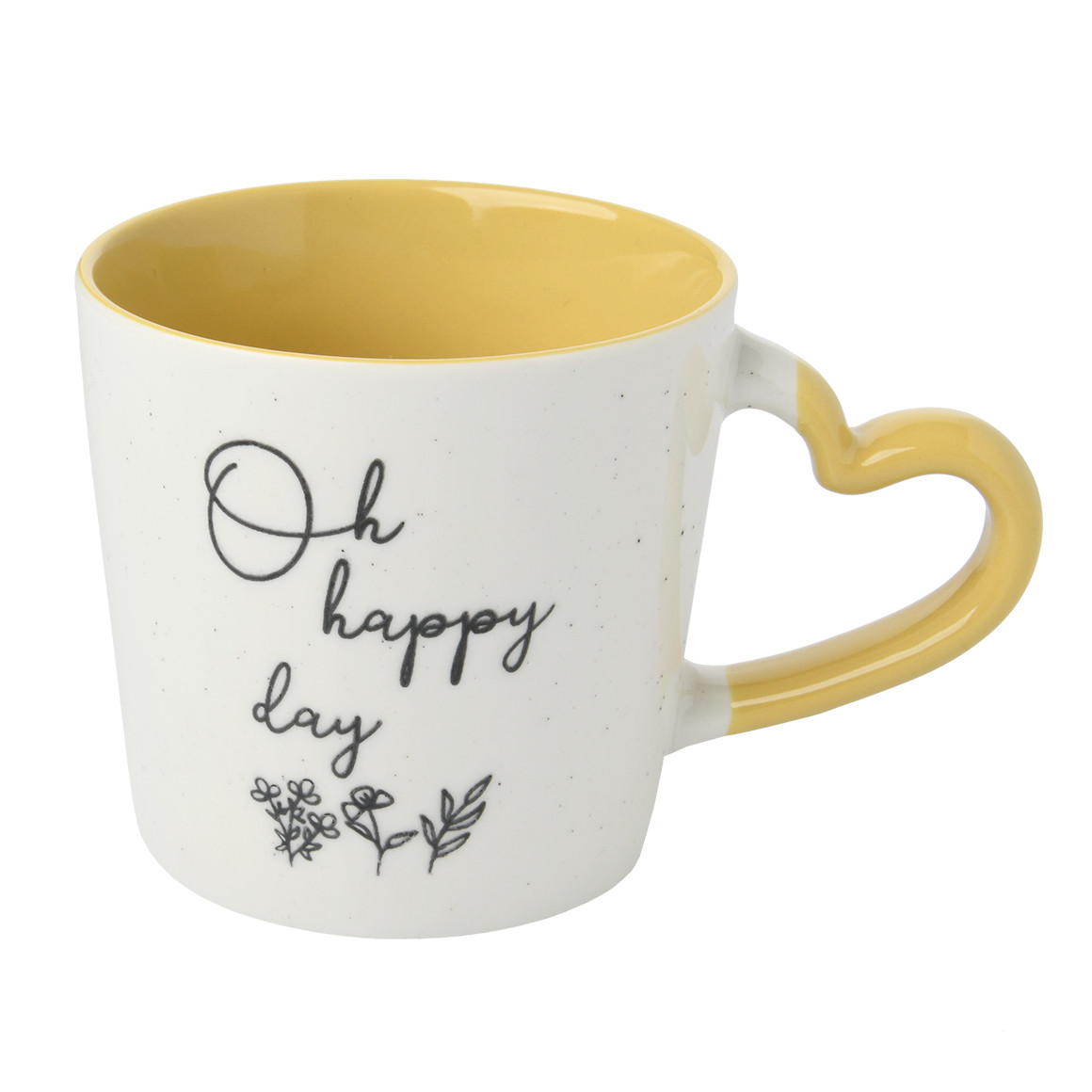 Tasse mit Herzhenkel und Schriftzug Tasse mit Herzhenkel und Schriftzug von My Home