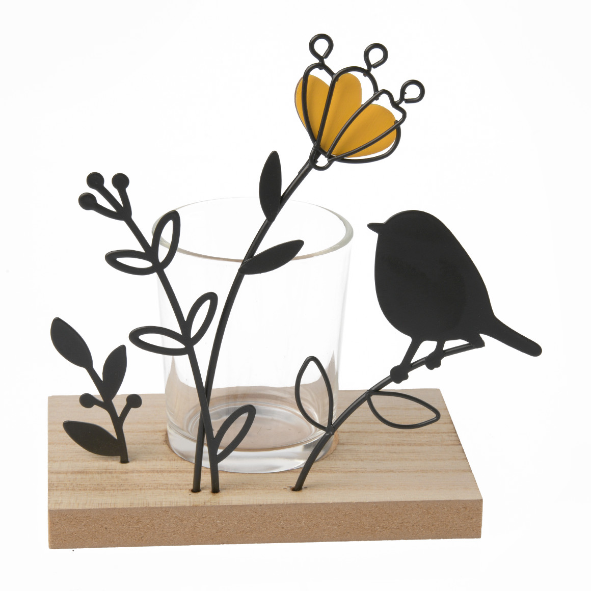 Teelichthalter mit Vogel von My Home