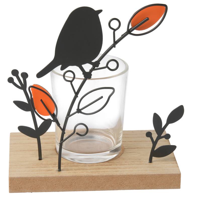 Teelichthalter mit Vogel Teelichthalter mit Vogel von My Home