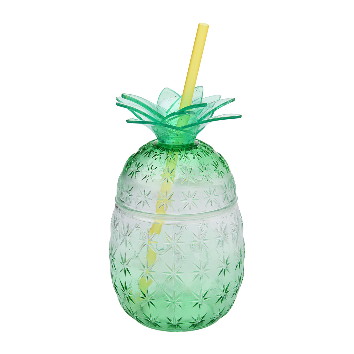 Trinkbecher Ananas mit Strohhalm von My Home