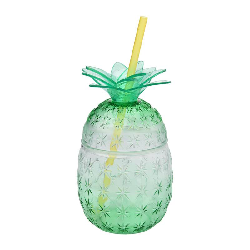 Trinkbecher Ananas mit Strohhalm von My Home