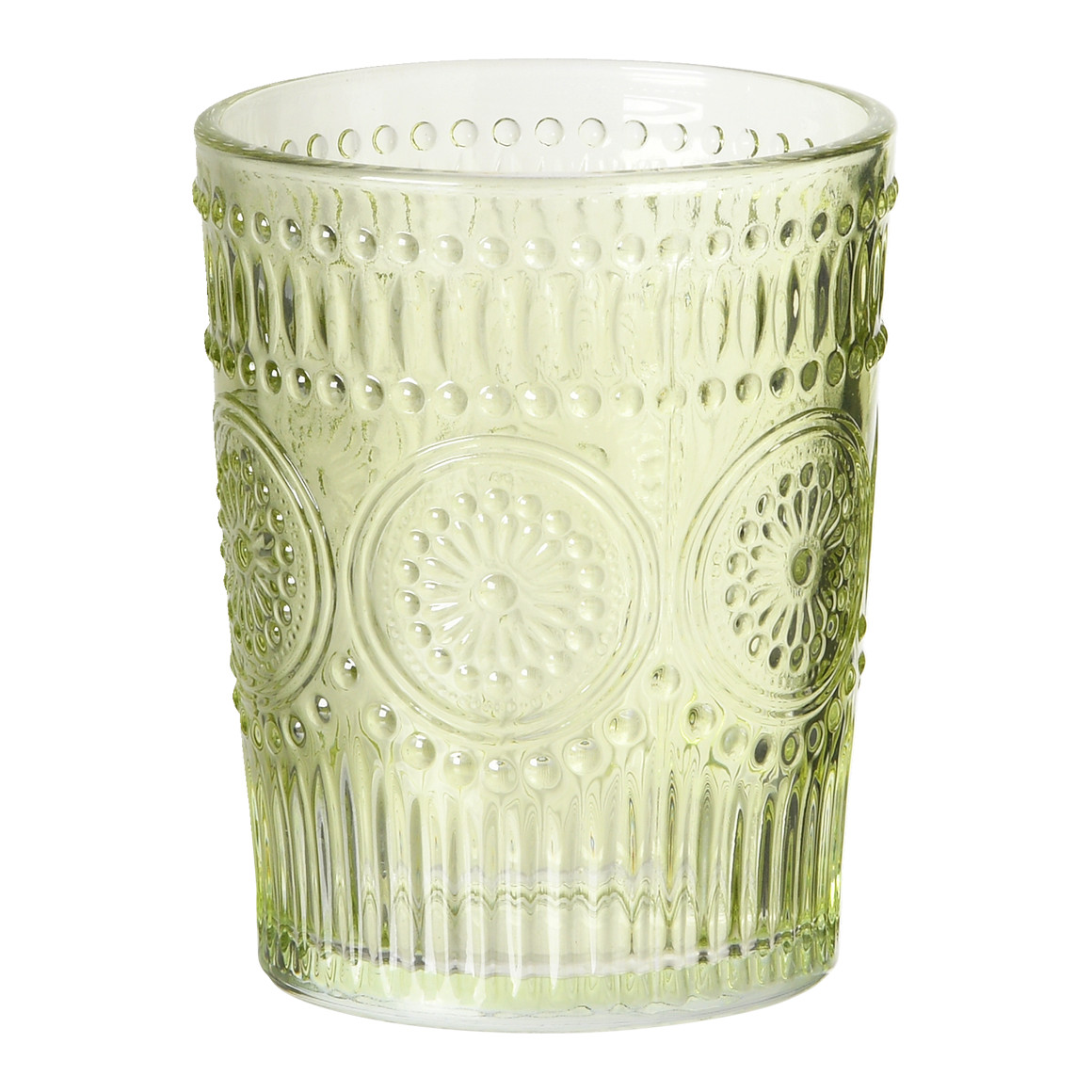 Trinkglas mit Relief-Muster von My Home