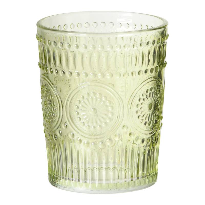 Trinkglas mit Relief-Muster von My Home