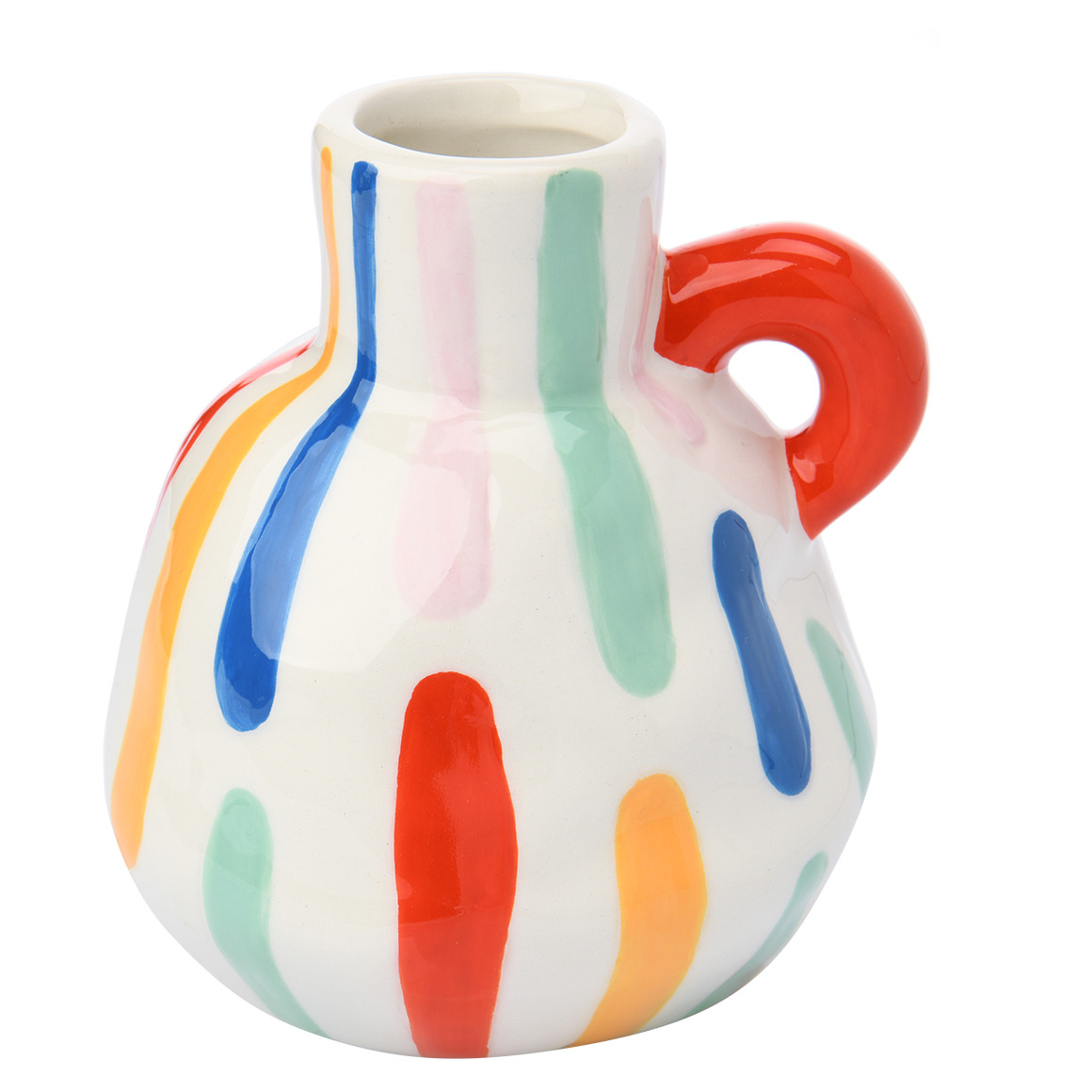 Vase mit bunten Streifen von My Home
