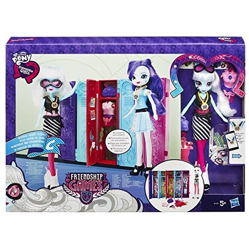 Mein kleines Pony Spielzeug - Equestria Mädchen Schule Schließfächer Spielset - beinhaltet Foto Finish Fashion Doll von My Little Pony