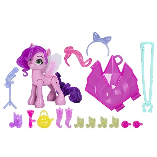 My Little Pony – Entdecke Dein Ponyfunkeln Schönheitsfleck-Magie Pipp Petals, 7,5 cm großes Hoof to Heart ab 5, Multi, F5251 von My Little Pony