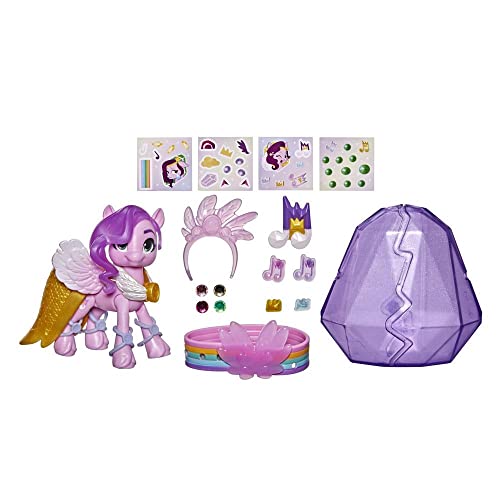 My Little Pony: A New Generation Kristall-Abenteuer Princess Petals, 7,5 cm großes pinkfarbenes Pony, Accessoires, Freundschaftsarmband My Little Pony: A New Generation Kristall-Abenteuer Princess Petals, 7,5 cm großes pinkfarbenes Pony, Accessoires, Freundschaftsarmband von My Little Pony