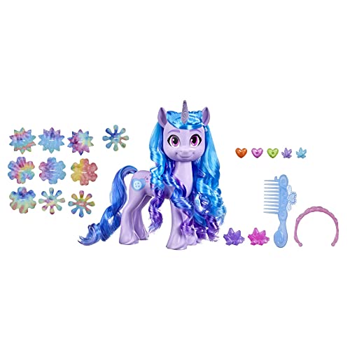 My Little Pony: A New Generation Magische Einhornstyles Izzy Moonbow, Exklusivspielzeug – Ponyfigur, 17 Haaraccessoires My Little Pony: A New Generation Magische Einhornstyles Izzy Moonbow, Exklusivspielzeug – Ponyfigur, 17 Haaraccessoires von My Little Pony