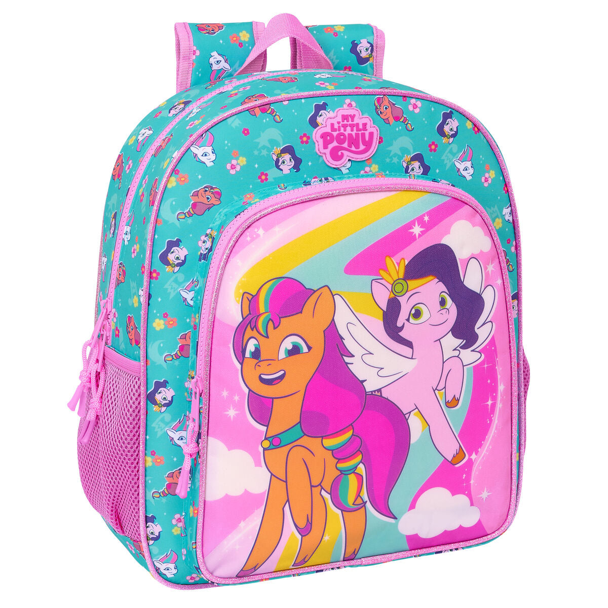 Schulrucksack My Little Pony Magic Rosa türkis 32 x 38 x 12 cm Schulrucksack My Little Pony Magic Rosa türkis 32 x 38 x 12 cm von My Little Pony