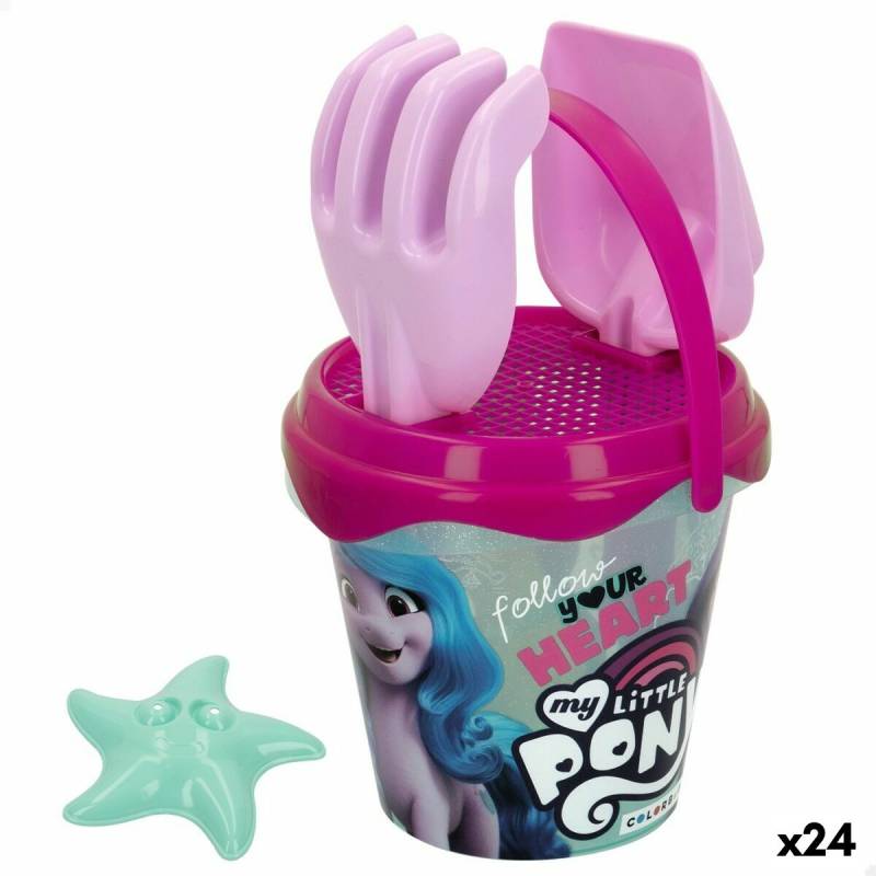 Strandspielzeuge-Set My Little Pony Ø 14 cm Polypropylen (24 Stück) von My Little Pony