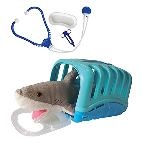 My Little Vet Basket - Baby Hai Set von Deluxebase. Tierarzt Spielset für Kinder. EIN niedliches Tierset, das perfekt zum kreativen Spielen ist von My Little Vet Basket
