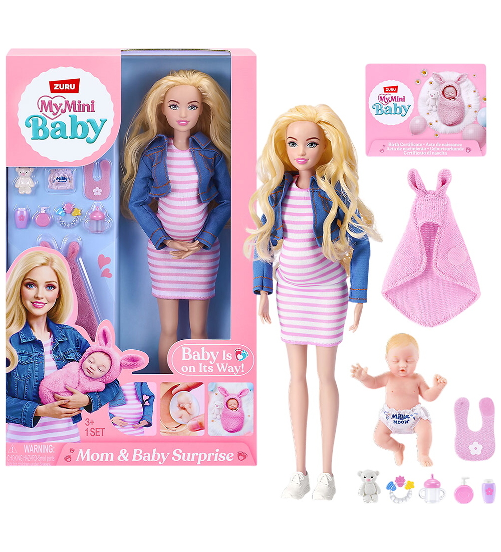 My Mini Puppe - Schwanger - Serie 1 - Blond - My Mini - One Size - Puppen My Mini Puppe - Schwanger - Serie 1 - Blond - My Mini - One Size - Puppen von My Mini