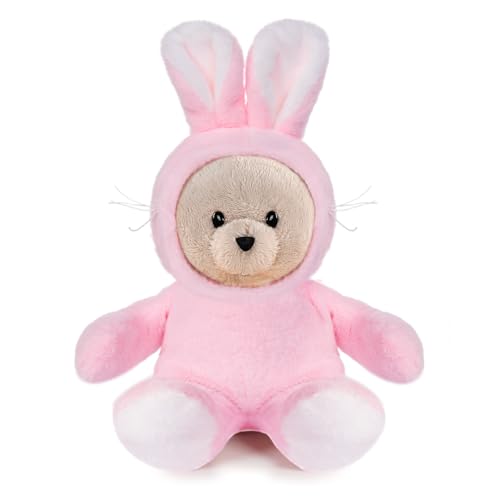 My OLi Plüsch Rosa Hasen Teddybär mit Wendebärchen-Hut 2-in-1 Bär & Hase Design 27 cm My OLi Plüsch Rosa Hasen Teddybär mit Wendebärchen-Hut 2-in-1 Bär & Hase Design 27 cm von My OLi