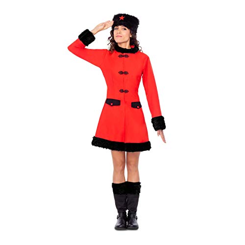 Generique - Russische-Soldatin Damenkostüm für Fasching rot-schwarz M / L Generique - Russische-Soldatin Damenkostüm für Fasching rot-schwarz M / L von My Other Me