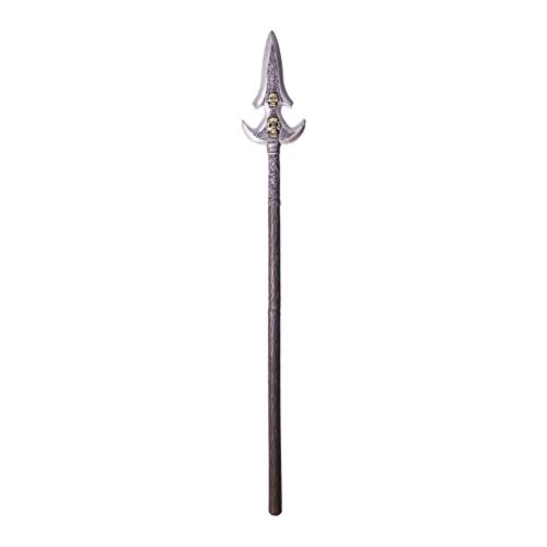 Generique - Speer mit Totenschädeln Halloween-Waffe grau 142cm Einheitsgröße von My Other Me