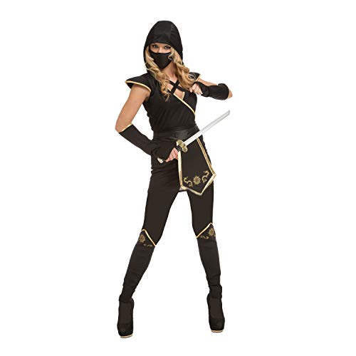 My Other Me – Kostüm Ninja Damen, Schwarz (viving Costumes) S Schwarz My Other Me – Kostüm Ninja Damen, Schwarz (viving Costumes) S Schwarz von My Other Me
