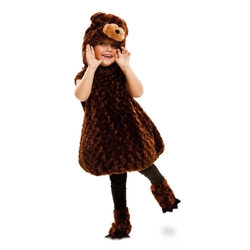 My Other Me Bär-Kostüm für Kinder, Unisex, mit Mütze, Kleid und Söckchen, Braun, Größe 5-6 Jahre, perfekt als Protagonist von Geschichten und Abenteuern My Other Me Bär-Kostüm für Kinder, Unisex, mit Mütze, Kleid und Söckchen, Braun, Größe 5-6 Jahre, perfekt als Protagonist von Geschichten und Abenteuern von My Other Me
