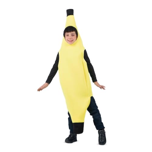 My Other Me Bananenkostüm für Kinder, gelb, Größe 3-4 Jahre. Perfekt, um auf jeder Kostümparty aufzufallen. von My Other Me