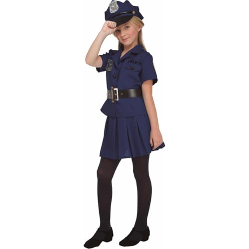 My Other Me Blaues Polizei-Kostüm für Mädchen, mit Hut, Jacke, Gürtel und Rock, Größe 5-6 Jahre. Perfekt, um bei jedem Polizeiabenteuer ein Lächeln zu fangen My Other Me Blaues Polizei-Kostüm für Mädchen, mit Hut, Jacke, Gürtel und Rock, Größe 5-6 Jahre. Perfekt, um bei jedem Polizeiabenteuer ein Lächeln zu fangen von My Other Me