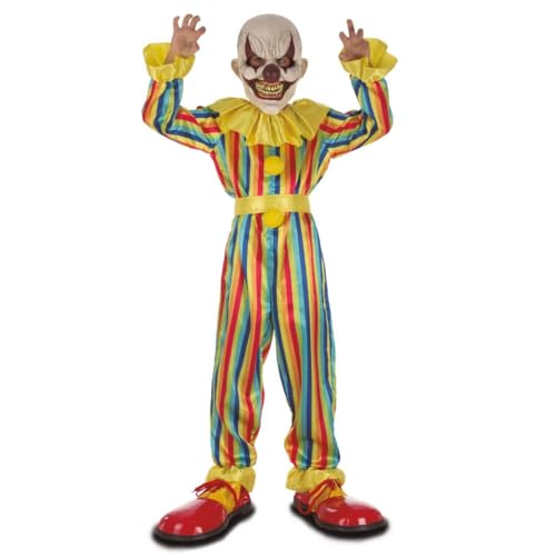 My Other Me Buntes Teufelskostüm für Kinder, Unisex, mit Overall, Gürtel und Maske, Größe 10 – 12 Jahre. Lustig für Halloween von My Other Me