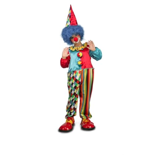 My Other Me Clown-Kostüm für Kinder, Unisex, mit Hut und mehrfarbigem Overall, für Kinder, Größe 10-12 Jahre. Verschönern Sie jede Party mit Ihren lustigen Unfugen My Other Me Clown-Kostüm für Kinder, Unisex, mit Hut und mehrfarbigem Overall, für Kinder, Größe 10-12 Jahre. Verschönern Sie jede Party mit Ihren lustigen Unfugen von My Other Me