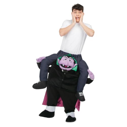 My Other Me Conde Draco Unisex-Kostüm für Erwachsene, mit Hose mit schwarzem Charakter und Umhang, Einheitsgröße (XS bis XL). Überraschen Sie mit einem lustigen Vampir-Stil auf Ihrer nächsten Party. von My Other Me