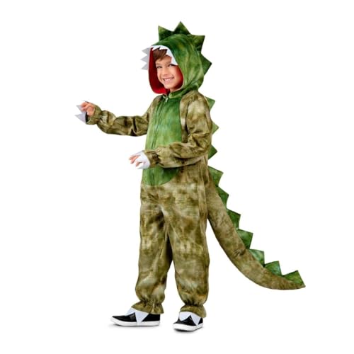 My Other Me Dinosaurier-Kostüm, Unisex, grün, mit Kapuze, für Kinder, Größe 5-6 Jahre, verwandelt Partys in ein wahres prähistorisches Abenteuer My Other Me Dinosaurier-Kostüm, Unisex, grün, mit Kapuze, für Kinder, Größe 5-6 Jahre, verwandelt Partys in ein wahres prähistorisches Abenteuer von My Other Me