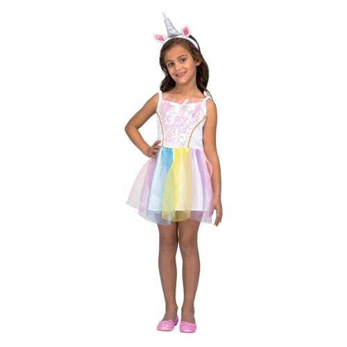 My Other Me Einhorn-Kostüm für Mädchen, Rosa, mit Kleid und Haarband, Größe 3-4 Jahre. Erleben Sie eine magische Welt voller Abenteuer und Fantasie My Other Me Einhorn-Kostüm für Mädchen, Rosa, mit Kleid und Haarband, Größe 3-4 Jahre. Erleben Sie eine magische Welt voller Abenteuer und Fantasie von My Other Me