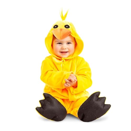 My Other Me Enten-Kostüm für Babys, Unisex, gelb, mit Kapuze, Stiefelstulpen, Schwanz und Soundbox, Größe 3-4 Jahre. Perfekt für entzückende Momente. My Other Me Enten-Kostüm für Babys, Unisex, gelb, mit Kapuze, Stiefelstulpen, Schwanz und Soundbox, Größe 3-4 Jahre. Perfekt für entzückende Momente. von My Other Me