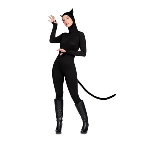 My Other Me Erwachsenenkostüm für Damen, schwarze Katze mit Henkel und Overall mit Schwanz, Größe XS, weckt Ihre Katzenseite und sorgt für Gefühl auf jeder Party. My Other Me Erwachsenenkostüm für Damen, schwarze Katze mit Henkel und Overall mit Schwanz, Größe XS, weckt Ihre Katzenseite und sorgt für Gefühl auf jeder Party. von My Other Me
