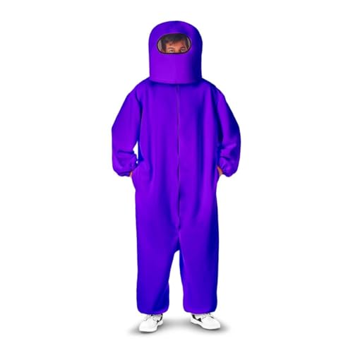 My Other Me Erwachsenenkostüm für Erwachsene, Unisex, violett, mit Anzug mit Taschen und Reißverschluss und Raumhelm, Größe ML, intergalaktische Mission My Other Me Erwachsenenkostüm für Erwachsene, Unisex, violett, mit Anzug mit Taschen und Reißverschluss und Raumhelm, Größe ML, intergalaktische Mission von My Other Me