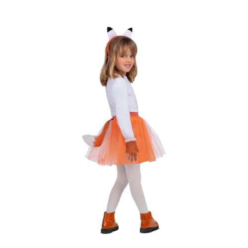 My Other Me Fuchs-Kostüm für Mädchen, mit Stirnband, Fäustlingen und Tutu mit Schwanz, Einheitsgröße, perfekt für Geburtstagsfeiern oder süße Fotoshootings My Other Me Fuchs-Kostüm für Mädchen, mit Stirnband, Fäustlingen und Tutu mit Schwanz, Einheitsgröße, perfekt für Geburtstagsfeiern oder süße Fotoshootings von My Other Me