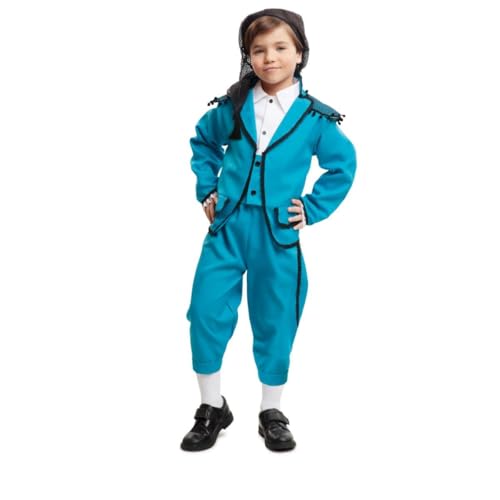 My Other Me Goyesco Kostüm für Kinder, traditionell, blau-schwarz, mit Jacke, Hose und Kopfschmuck, Größe 12-24 Monate, perfekt für Mottopartys und kulturelle Veranstaltungen My Other Me Goyesco Kostüm für Kinder, traditionell, blau-schwarz, mit Jacke, Hose und Kopfschmuck, Größe 12-24 Monate, perfekt für Mottopartys und kulturelle Veranstaltungen von My Other Me