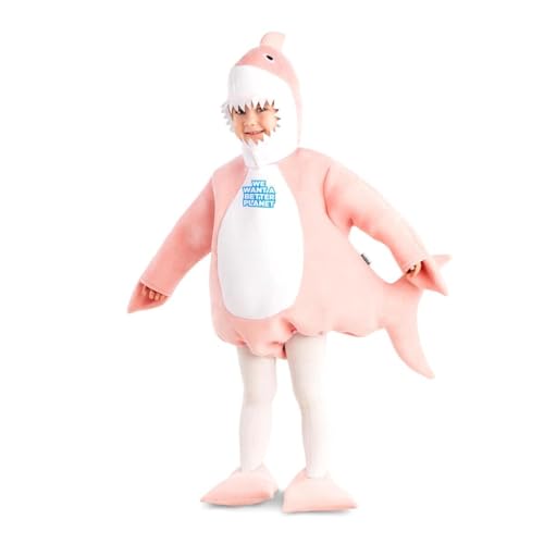 My Other Me Hai-Kostüm für Babys, Unisex, Rosa, mit Body, Hut und Schuhen, Größe 12-24 Monate, perfekt für einen Tag voller Meeresabenteuer von My Other Me
