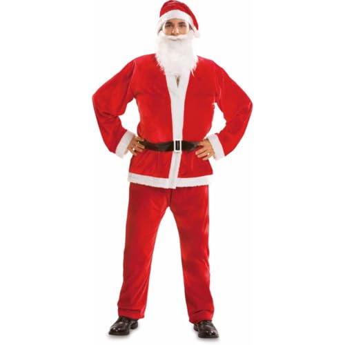 My Other Me Herrenkostüm für Erwachsene, Weihnachtsmann, rot, mit Hut, Bart, Jacke, Gürtel und Hose, Größe XL, Überraschen Sie auf der Weihnachtsfeier. My Other Me Herrenkostüm für Erwachsene, Weihnachtsmann, rot, mit Hut, Bart, Jacke, Gürtel und Hose, Größe XL, Überraschen Sie auf der Weihnachtsfeier. von My Other Me