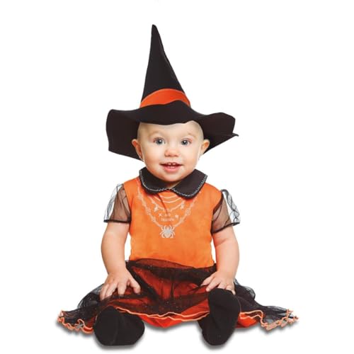 My Other Me Hexenkostüm für Baby Mädchen in Orange und Schwarz, mit Hut und Kleid, Größe 7-12 Monate. Ein magischer Touch für Halloween My Other Me Hexenkostüm für Baby Mädchen in Orange und Schwarz, mit Hut und Kleid, Größe 7-12 Monate. Ein magischer Touch für Halloween von My Other Me